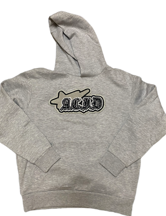 Wolf Grey patch Hoodie